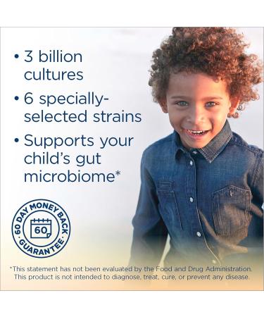 Renew Life Kids Probiotic Gummies - 3 Billion CFU - 60 Chewable Tablets - Buy Online on GoSupps.com