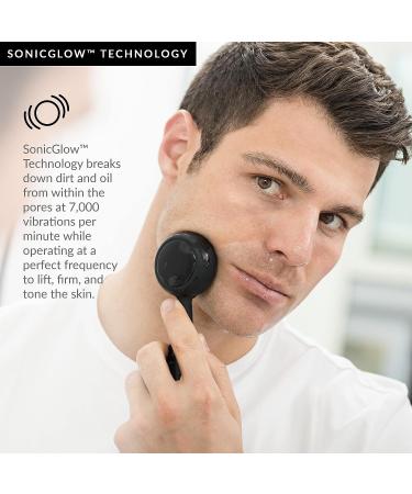 PMD Clean Pro OB: Silicone Brush & Obsidian Gemstone Massager for Clear, Youthful Skin - SonicGlow Vibration - Waterproof - Buy Online on GoSupps.com