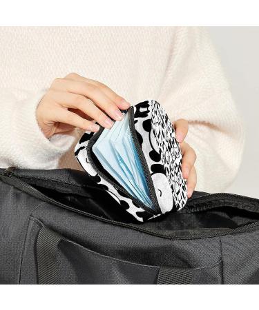 Anna Cowper Chinese Panda Pattern Sanitary Napkin Storage Bag - Portable Menstrual Cup Pouch for Women and Teen Girls - Multi-colored - Buy Online on GoSupps.com