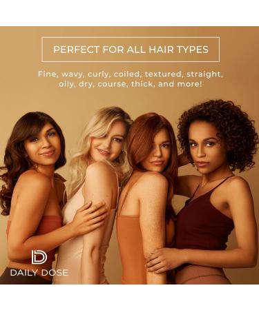DAILY DOSE Leave-In Conditioner (2 Pack 8.5oz) Hair Detangler Spray (Award Winning) Paraben Free Phthalates Free Cruelty Free Vegan Leave-In Spray Conditioner (2 Pack) - Buy Online on GoSupps.com