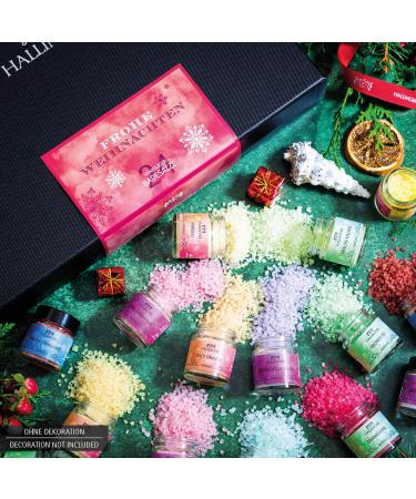 Hallingers Merry Christmas: 24 Salz Christmas Set with Totes | Perfect Mother's Day & Father's Day Gift | Celebrate New Home & Special Occasions - Buy Online on GoSupps.com