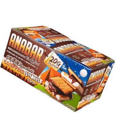 Anabar Protein Bar The Protein-Packed Candy Bar Amazing Tasting Protein Bar No Sugar Alcohols High Protein Amazingly Delicious 20 Grams of Protein (12 Bars Milk Chocolate Campfire S'mores) Milk Chocolate Campfire S'm  - Buy Online on GoSupps.com