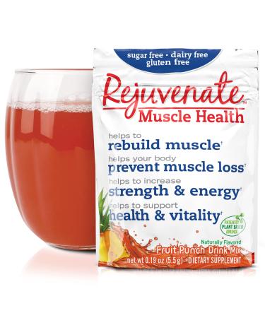 Rejuvenate Clinically Proven Muscle Health Fruit Punch 30 Pouches 0.19 oz (5.5 g) Each