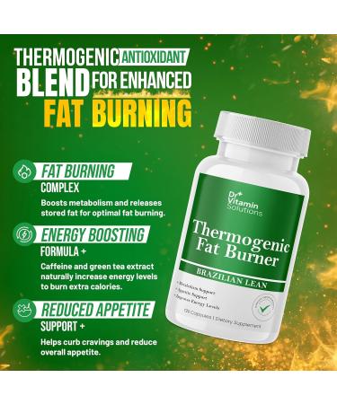 DR VITAMIN SOLUTIONS Thermogenic Fat Burner - 120 Capsules - Buy Online on GoSupps.com