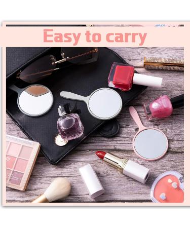 Vinsot 100-Piece Handheld Mirror - Compact 3.94x2.16 Inch Travel Makeup Cosmetic Vanity Mirror for Women, Men, Girls & Kids - Portable Plastic Handle Mirror for Daily Use - Buy Online on GoSupps.com