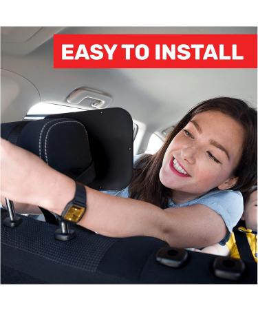 Royal Rascals Baby Car Mirror Safest Shatterproof Back Seat Mirror For Car Crystal Clear Rear View Car Mirror For Baby Baby Car Seat Mirror Car Seat Accessories incl Baby on Board Sign Black - Buy Online on GoSupps.com