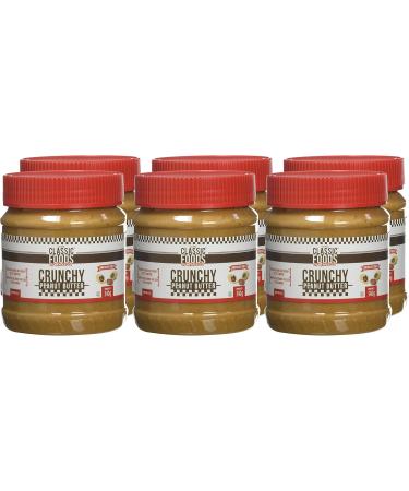 Classic Foods of America Crunchy Peanut Butter 340g - Crunchy Texture with Peanut Shards Intense Flavor - Perfect for Toasts - Buy Online on GoSupps.com