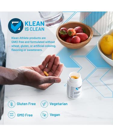 Klean ATHLETE B-Complex | Energy & Cardio Support | NSF Certified | 60 Veg Caps - Buy Online on GoSupps.com