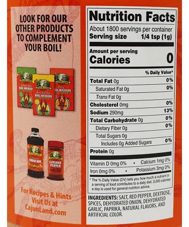 Cajun Land Crab Shrimp Crawfish Boil 4 lbs - Pack of 1 - Buy Online on GoSupps.com