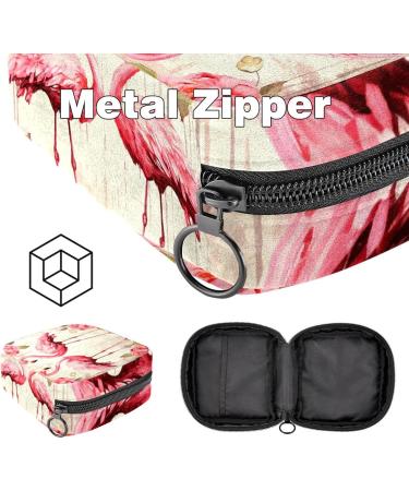 Period Bag - Stylish Sanitary Napkin & Tampon Storage for Purses | Floral & Flamingo Designs | Perfect Valentine's Day Gift - Buy Online on GoSupps.com