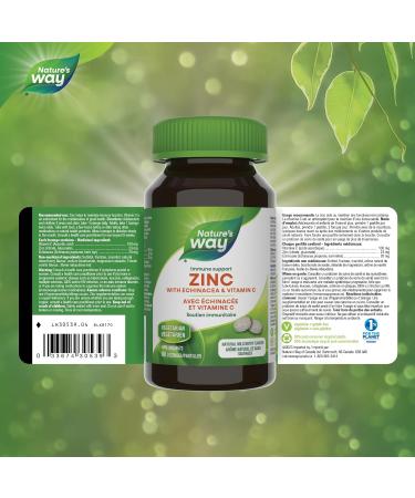 Nature's Way Zinc with Echinacea & Vitamin C / 60 Lozenges Beige 60 count (Pack of 1) - Buy Online on GoSupps.com