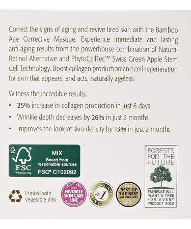 Eminence Bamboo Age Corrective Masque - 2 oz | Natural Anti-Aging Facial Treatment - Buy Online on GoSupps.com