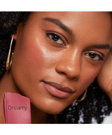 Saie Dew Blush - Cream Gel Cheek Tint for Dewy Glow - Doe Foot Wand Applicator - Dreamy (0.40 oz) - Buy Online on GoSupps.com