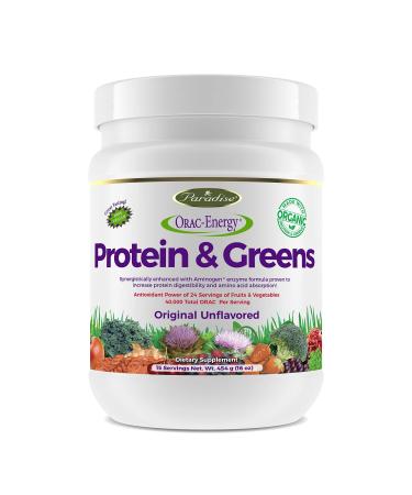 Paradise Herbs Orac Energy, Protein & Greens, 14 Ounces