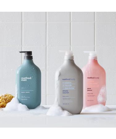 Method Simply Nourish Body Wash Relaxing Shower Gel and Body Soap Formulated with Coconut Rice Milk and Shea Butter 828 ml CLEANING - Buy Online on GoSupps.com