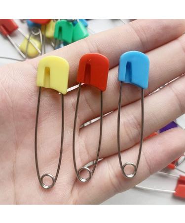 100 Pieces Diaper Pins 2.2 inch Baby Safety Pins Long Plastic Head Safety Pin with Locking Closures Plastic Head Cloth Diaper Pins Stainless Steel Nappy Pins Plastic Head Safety Pin - Buy Online on GoSupps.com