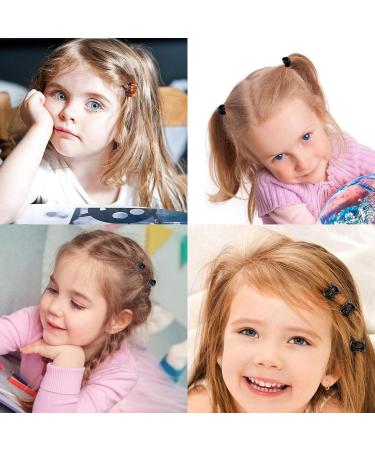 Ikadiya 36 Mini Hair Clips - 1cm Non-Slip Claw Clips for All Ages | Stylish Brown Jaw Clips for Design & Everyday Use - Buy Online on GoSupps.com