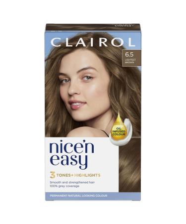 Clairol Clairol Nice'n Easy Cr me Oil Infused Permanent Hair Color 6.5 Light Brown