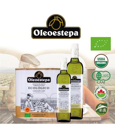  Oleoestepa OLEOESTEPA - Organic extra virgin olive oil - 2.5 liter jar - Buy Online on GoSupps.com