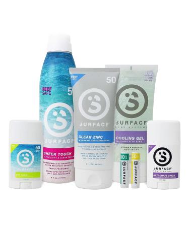 Surface After Sun Aloe Vera Gel with Vitamin E - Cooling Relief for Sunburned Skin - 6 oz - Buy Online on GoSupps.com