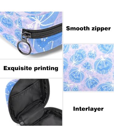 DIY Halloween Pumpkin Menstrual Cup Pouch & Sanitary Napkin Organizer - Large Capacity Travel Bag for Girls - Color 1 - Buy Online on GoSupps.com