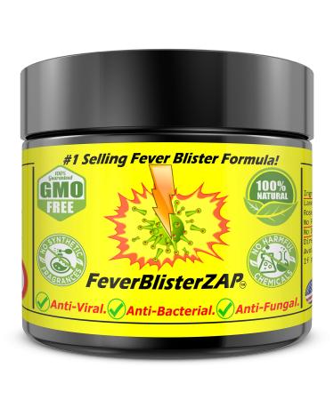 FeverBlisterZAP Fever Blisters Lips Cold Sores and Blister Cream Patch Lip Balm Numbing Sore Fever Tea Tree Oil Sore Ointment Adults