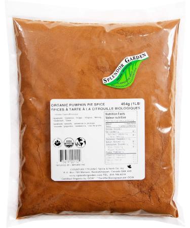 Splendor Garden Organic Pumpkin Pie Spice 454g - Buy Online on GoSupps.com