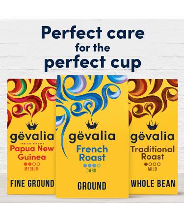 Gevalia French Roast Dark Ground Coffee - 20 oz Bag - Buy Online on GoSupps.com