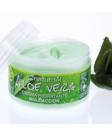 NATURDEL Aloe Vera Multipurpose Moisturizer 250ml | Hydrating Face Hands & Body Cream - Ideal for All Skin Types | International Shipping - Buy Online on GoSupps.com