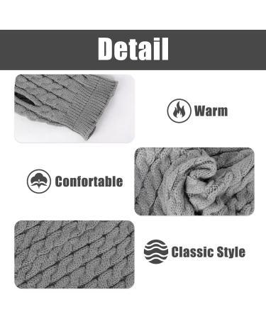 Moorle Cozy Turtleneck Dog Sweater - Winter Knitting for Small & Medium Dogs and Cats - Warm Wool Pet Clothing in Gray - Buy Online on GoSupps.com