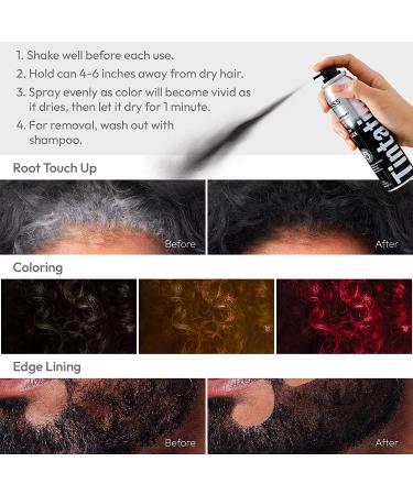 Kiss Root Cover Up Gray Concealer Spray 2 PACK (Medium Brown) - Temporary Hair Color Root Touch Up Dye 2.82 oz - Buy Online on GoSupps.com