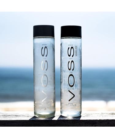 Voss Artesian Sparkling Glacier Water 0.8L - Premium Glass Bottled Water for International Shipping - Buy Online on GoSupps.com