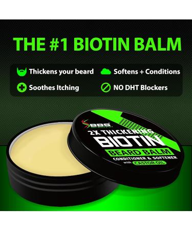 Beard Growth Kit w/Maximum Strength 14-in-1 Beard Growth Vitamins & Hair Vitamins Gummies + 6X Liquid Biotin with Collagen Peptides + 2X Biotin Mustache Wax & Balm for Men - Formulated in America - Buy Online on GoSupps.com