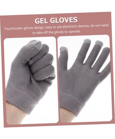 1 Pair Gel Pink Gloves Moisturizing Gloves for Hand Overnight Spa Gloves Hand Lotion Gloves Moisturizing Gloves for Women Gloves for Dry Hand Cotton Casual Socks Ordinary 21x14cm Gray - Buy Online on GoSupps.com