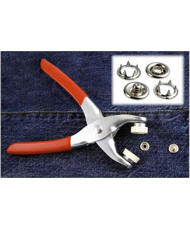 Snap Factory Easy Press Button Snap Fastener Pliers With 108 Snap Pieces - 3/16 - Buy Online on GoSupps.com