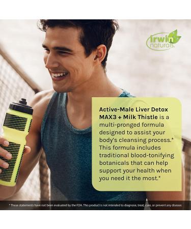 Irwin Naturals Liver Detox Max3 + Milk Thistle 60ct - Supports Liver Health & Detoxification - Buy Online on GoSupps.com