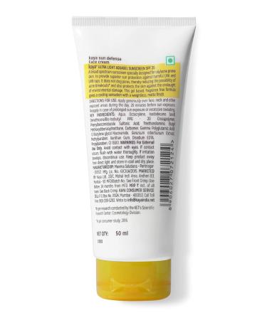 Kaya Skin Clinic SPF 25 Ultra Light Aquagel Sunscreen 50ml - Best International Shipping - Buy Online on GoSupps.com