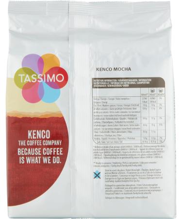 Tassimo Kenco Mocha Coffee Pods - 16 Count Pack, 8 Servings - Delicious Mocha Flavored Coffee Pods - Buy Online on GoSupps.com