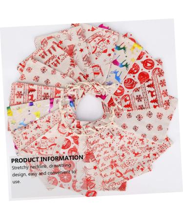 SEWOART 16pcs Candy Buggy Bag Candy Bags Christmas Drawstring Pouch Christmas Bag Drawstring Bag Cute - Buy Online on GoSupps.com