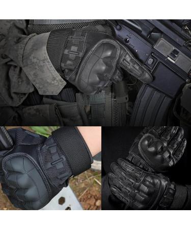 TBusingoto Tactical Gloves for Men - Touchscreen Motorcycle & Outdoor Gloves for Airsoft Paintball Hunting Climbing - Black - Buy Online on GoSupps.com
