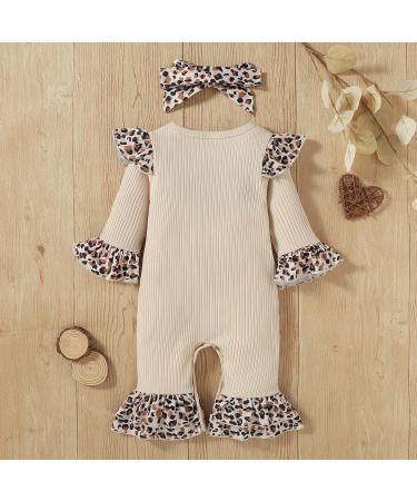 Loalirando Baby Christmas Romper Jumpsuit 9-12 Months - My First Xmas Outfit - Beige Tree Design - Buy Online on GoSupps.com