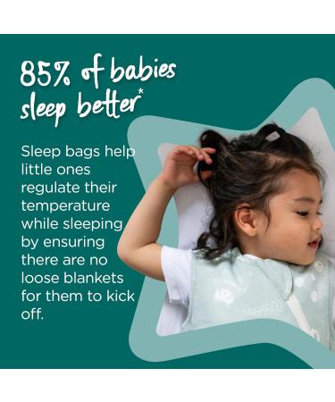 Tommee Tippee Grobag Baby Sleep Bag 6-18m 1.0 TOG Ollie the Owl Design | Hip-Healthy Soft Cotton-Rich Fabric | Gro Friend for Improved Sleeping Habits - Buy Online on GoSupps.com