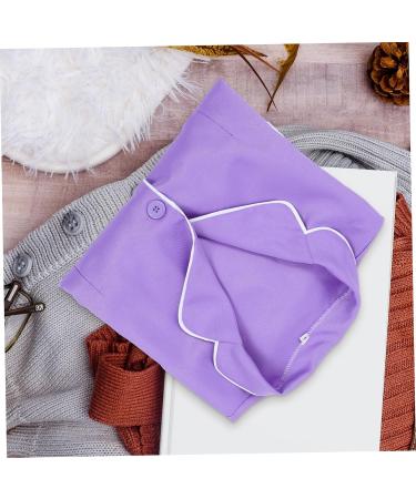 DOITOOL Beautician Overalls Womens Work Blouses Womens Work Dresses Blouse for Women White Overalls for Women Short Sleeve Formal Dress for Women Women's Nylon Simple Work Clothes Purple 87x48cm - Buy Online on GoSupps.com