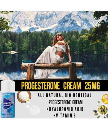 ANUMED Bioidentical Progesterone Cream 2.5% with Hyaluronic Acid - Menopause Relief & Beautiful Skin Care (3oz) - Buy Online on GoSupps.com