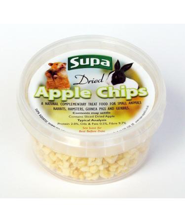 Supa Small Animal Apple Chips 225 ml Pack of 3 | Made From Human Grade Food Material | Excellent Treat For Your Pet - Buy Online on GoSupps.com