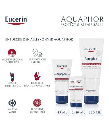 Eucerin Aquaphor Protect & Repair Ointment 20 ml & 10 ml (Pack of 2) - Best Skin Healing Solution Fast Shipping Worldwide - Buy Online on GoSupps.com
