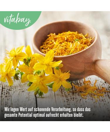 Vitabay St. John's Wort Extract 5000 mg - 120 Vegan Capsules | High Dose Hypericin | Made in Germany | Natural Mood Support - Buy Online on GoSupps.com