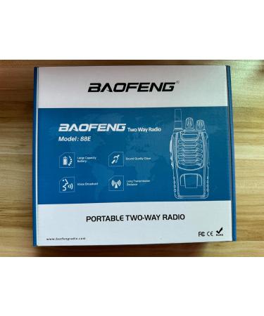 BaoFeng Walkie Talkies Long Range Rechargeable Walkie Talkie Set Portable Handheld 16Channels Two Way Radio with Earpiece 3 pcs - Buy Online on GoSupps.com