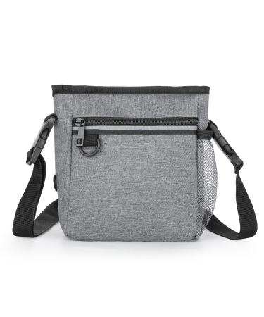 IDOGCHEW Dog Treat Pouch Dog Treat Bag for Training Walking Large Treat Bag with Magnetic Built-In Poop Waste Bags Dispenser Adjustable Belt 3 Ways to Wear Multi Pocket for Treats Toys