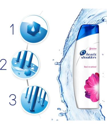 Head & Shoulders Smooth & Silky Anti-Dandruff Shampoo 250ml - Buy Online on GoSupps.com